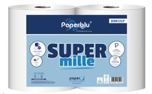 Coppia 2 pz. Bobina Super Mille Pura Cellulosa Kg 2 Foto prodotto